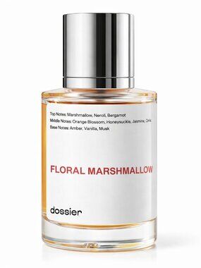 Dossier Floral Marshmallow Perfume 50ml • Near Full • Sweet Vanilla Musk Fragran